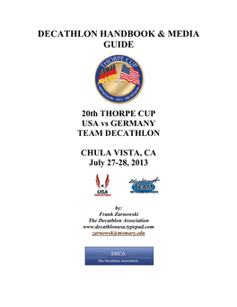 Decathlon Handbook & Media Guide