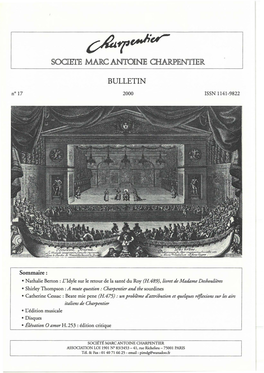 Socibte Marc Antoine Charpentier