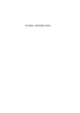 Global Assemblages, Anthropological Problems 3 Stephen J