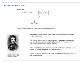 Wöhler Synthesis of Urea