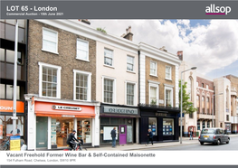 London Commercial Auction - 15Th June 2021