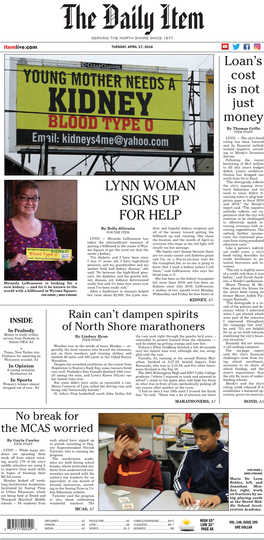 Lynn Woman Signs up for Help