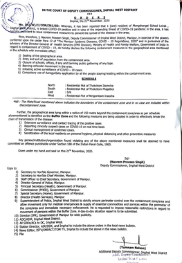 Additional Deputy Commissioner, Imphal West District