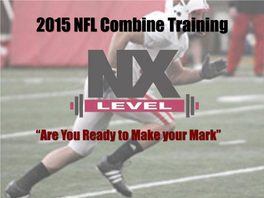 2015 NFL Combine Training