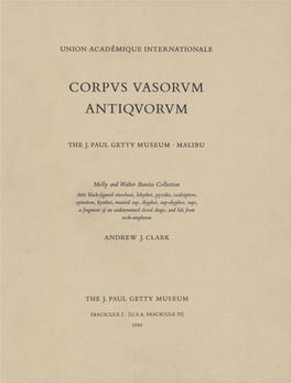 Corpus Vasorum Antiquorum Malibu 2 (Bareiss) (25) CVA 2