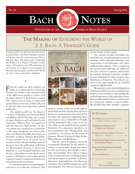 Bach Notes No. 24