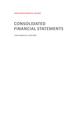 Consolidated Financial Statements