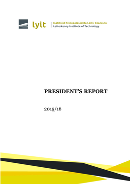 President's Report