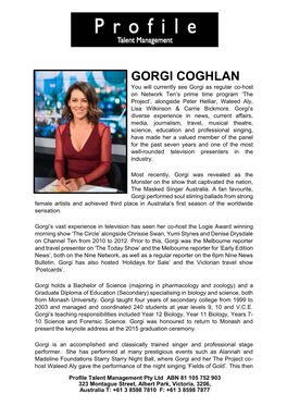 Gorgi Coghlan