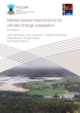 Market-Based Mechanisms for Climate Change Adaptation