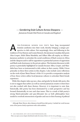 Downloaded from Brill.Com09/30/2021 12:12:19AM Via Free Access 106 the AFRICAN-JAMAICAN AESTHETIC  and Social Transformation