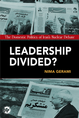 Leadership Divided? Nima Gerami