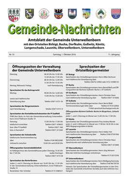 Gemeinde-Nachrichten