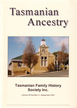 Tasmanian Family History Society Inc