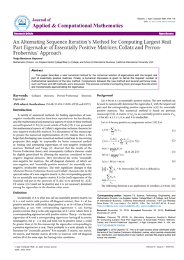 An Alternating Sequence Iteration's Method for Computing Largest Real Part Eigenvalue of Essentially Positive Matrices