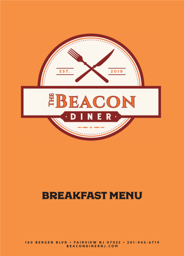 Breakfast Menu