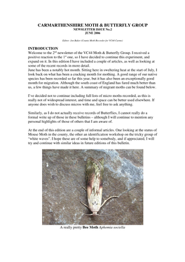 Carmarthenshire Moth & Butterfly Group