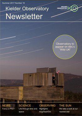 Kielder Observatory Newsletter