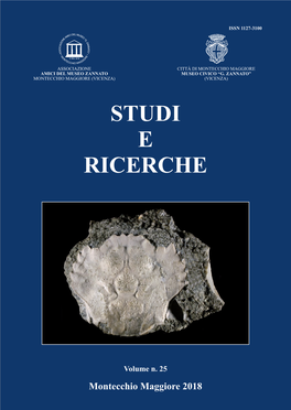 Studi E Ricerche N. 25 (2018)