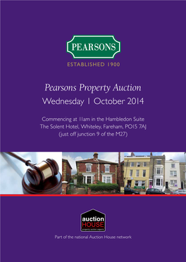 Pearsons Property Auction Wednesday 1 October 2014