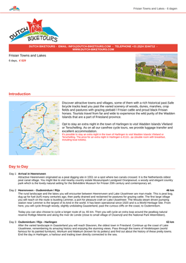 6-04 Frisian Towns and Lakes