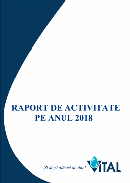 Raport De Activitate Pe Anul 2018