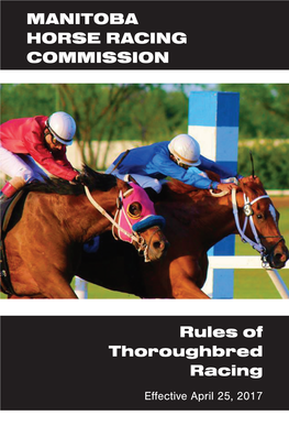 Thoroughbred Rules (2017)