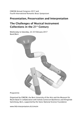 CIMCIM-Programme and Abstracs 170214B Da