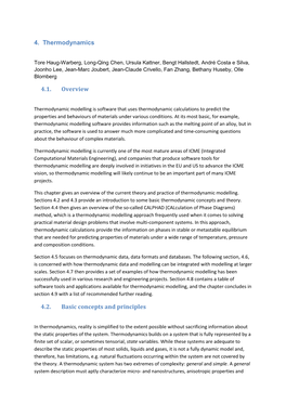 4. Thermodynamics 4.1. Overview 4.2. Basic Concepts and Principles