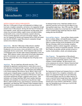 Massachusetts 2011-2012