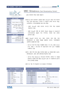 MBC Group (Middle East Broadcasting Center)