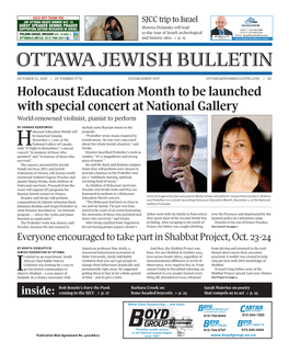 Ottawa Jewish Bulletin Inside