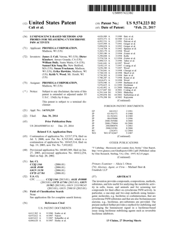 (12) United States Patent (10) Patent No.: US 9,574.223 B2 Cali Et Al