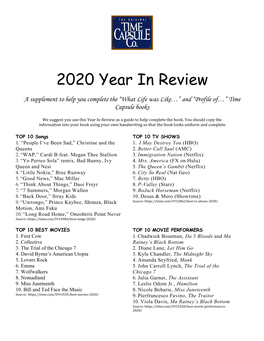 2020 Year in Review