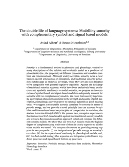 Modelling Sonority with Complementary Symbol and Signal Based Models