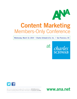 Content Marketing Members-Only Conference