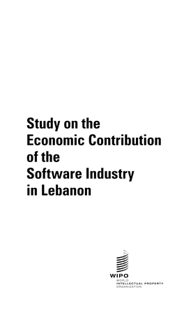 Study on the Economic Contribution of the Software Industry in Lebanon