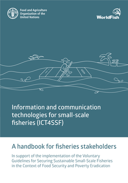 Information and Communication Technologies for Small-Scale Fisheries (ICT4SSF) - a Handbook for Fisheries Stakeholders