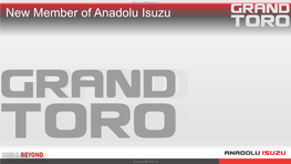 New Member of Anadolu Isuzu