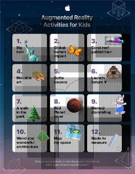 Augmented Reality Activities for Kids