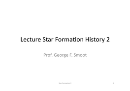 Lecture Star Formation 2. Pptx.Pptx