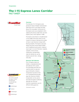 The I-15 Express Lanes Corridor FACT SHEET