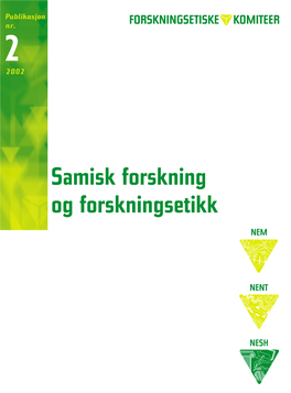 Samisk Forskning Og Forskningsetikk