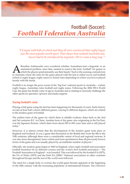 Football Federation Australia