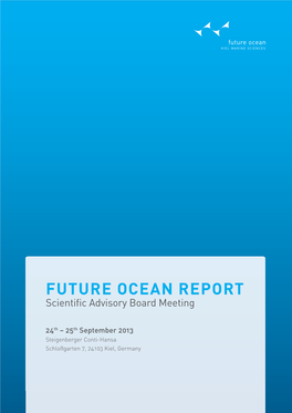 Future Ocean Report Scientific Advisory Board Meeting
