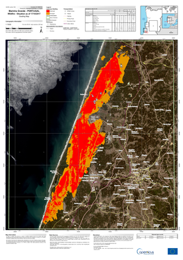 Marinha Grande - PORTUGAL Destroyed ! Airfield Runway Damaged Affected AOI Burnt Area Ha 20011.3 Damaged U Helipad (! Estimated Population No