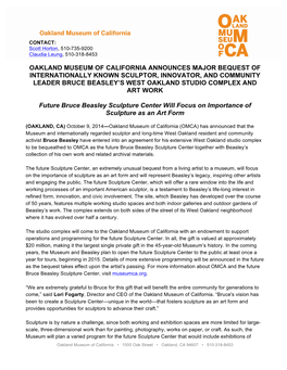 Beasley Center Announcement Release FINAL