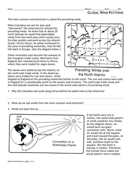 Global Wind Patterns