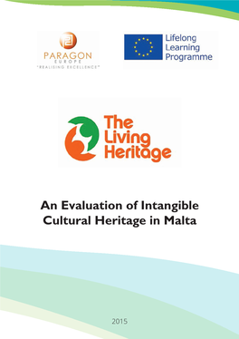 An Evaluation of Intangible Cultural Heritage in Malta