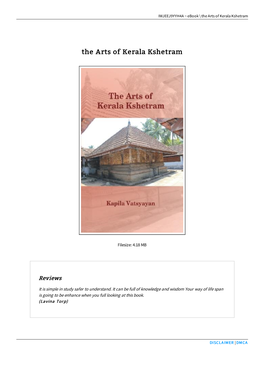 Download Book « the Arts of Kerala Kshetram